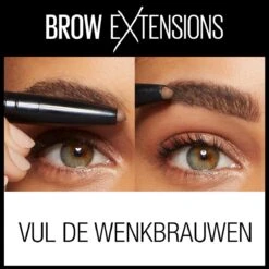 Maybelline Brow Extensions - 06 Deep Brown - Bruin Wenkbrauwpotlood - 10.5 Gr -Glam Make-up Verkoop 1200x1200 2025