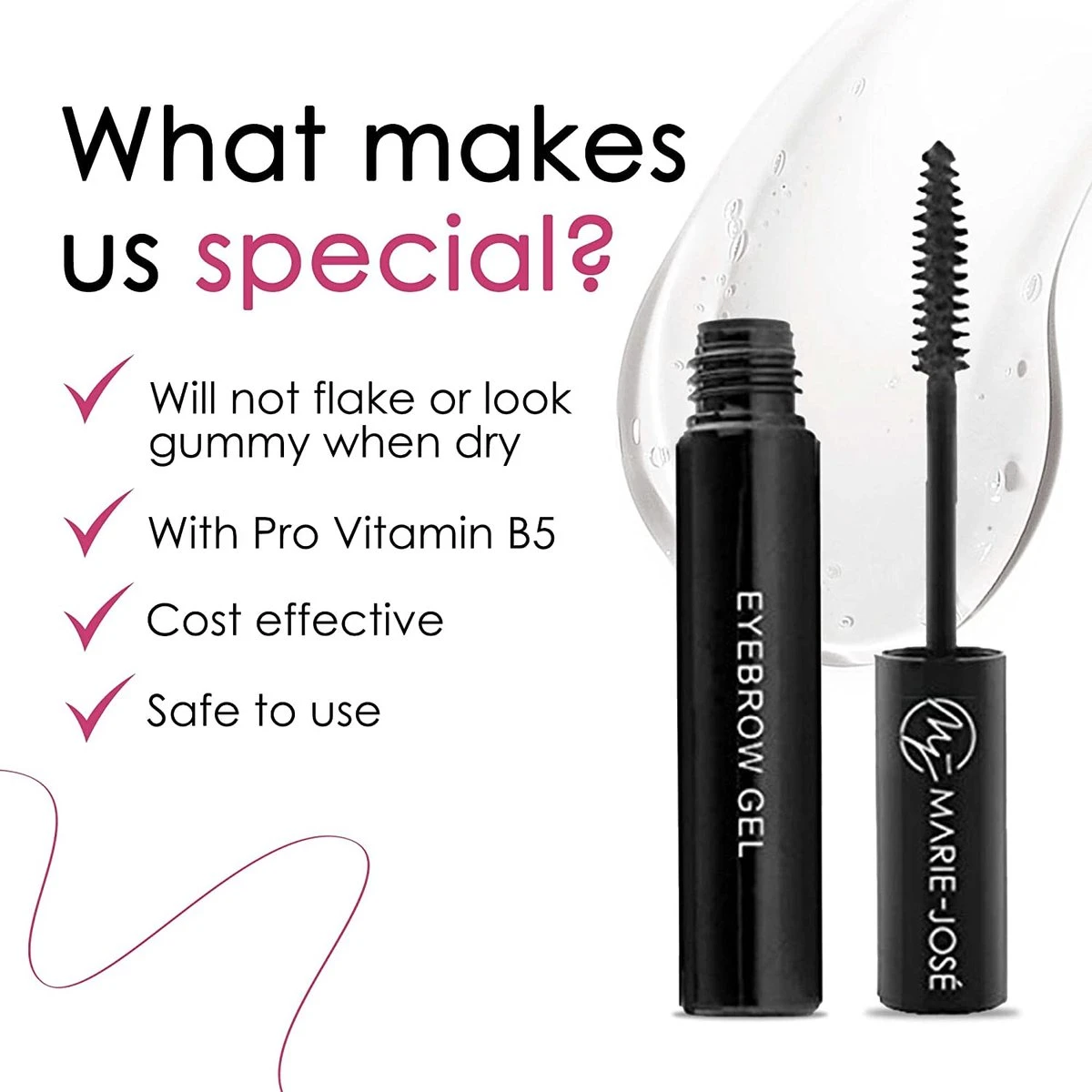 Marie-José & Co Wenkbrauwgel Transparant - 10 Ml 3 Marie-José & Co Wenkbrauwgel Transparant - 10 Ml - Afbeelding 3