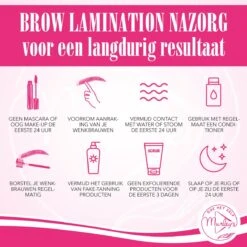 MURLEY'S Brow Lamination Kit - Brow Lift - Starterkit - Wenkbrauwlifting Set - Langdurig Perfecte Wenkbrauwen -Glam Make-up Verkoop 1200x1200 2063