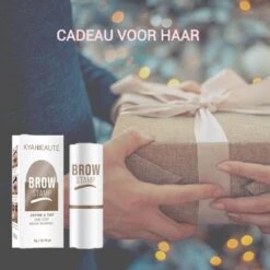 Merkloos Premium Wenkbrauw Stempel - Wenkbrauw Sjabloon - Wenkbrauwstempel - Brow Stamp - 10 Sjablonen - Borsteltje - Herbruikbaar - Waterdicht - Cadeau Voor Haar - Mediumbruin -Glam Make-up Verkoop 1200x1200 2132