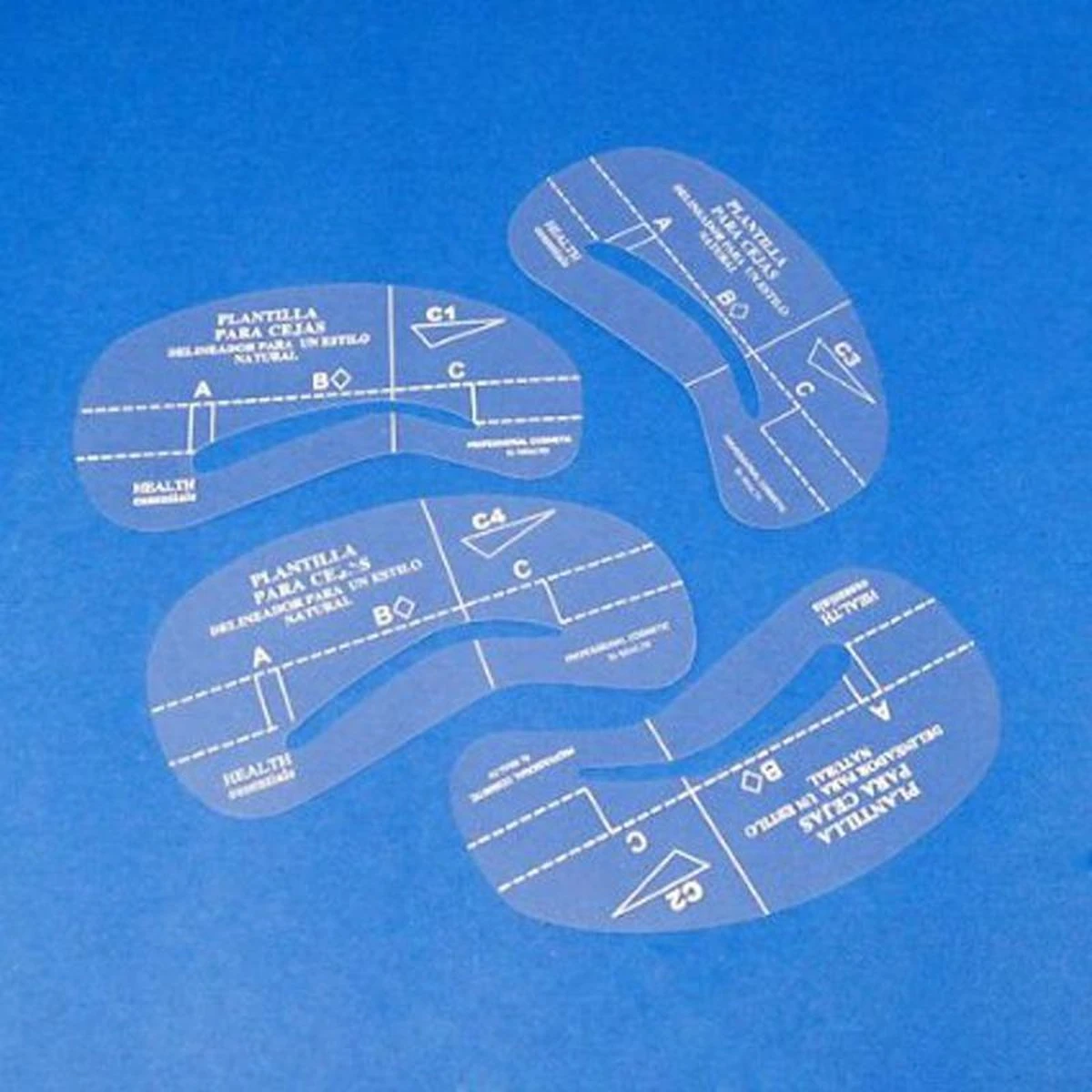 4 Stuks Wenkbrauw Mal - Template - Makeup - Sjabloon - Wenkbrauwpotlood 1 4 Stuks Wenkbrauw Mal - Template - Makeup - Sjabloon - Wenkbrauwpotlood