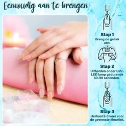 Luneya Gellak - Vivid Vibes Edition - 6-Delige Gellak Starterspakket - Gel Nagellak -Glam Make-up Verkoop 1200x1200 215