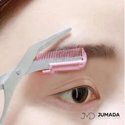 Merkloos Jumada's Wenkbrauwschaar - Wenkbrauw Trimmer - Wenkbrauwkam - Roze -Glam Make-up Verkoop 1200x1200 2161