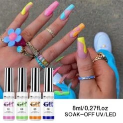 Nail Art Gel - Fine Liner Gel - 12 Stuks - UV/LED Gel - Gellak - Nagel Gellak - UV/LED Lamp - UV/LED Nageldroger - Gelnagels - Nepnagels - Acrylnagels - Tekenpenseel Nagels - Professioneel - Hoge Kwaliteit -Glam Make-up Verkoop 1200x1200 22