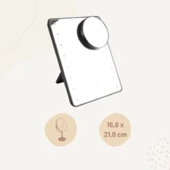 Orange85 Make-up Spiegel - Met Verlichting - LED - Met Vergrootglas - Zwart -Glam Make-up Verkoop 1200x1200 2207