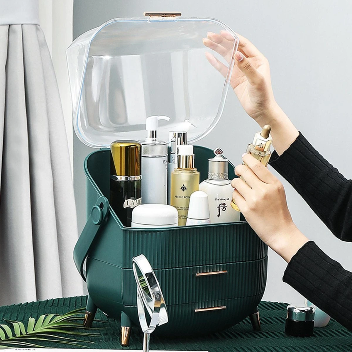 PIXMY® - Make Up Organizer – Ladekastje – Sieraden Houder - Groen 2 PIXMY® - Make Up Organizer – Ladekastje – Sieraden Houder - Groen - Afbeelding 2