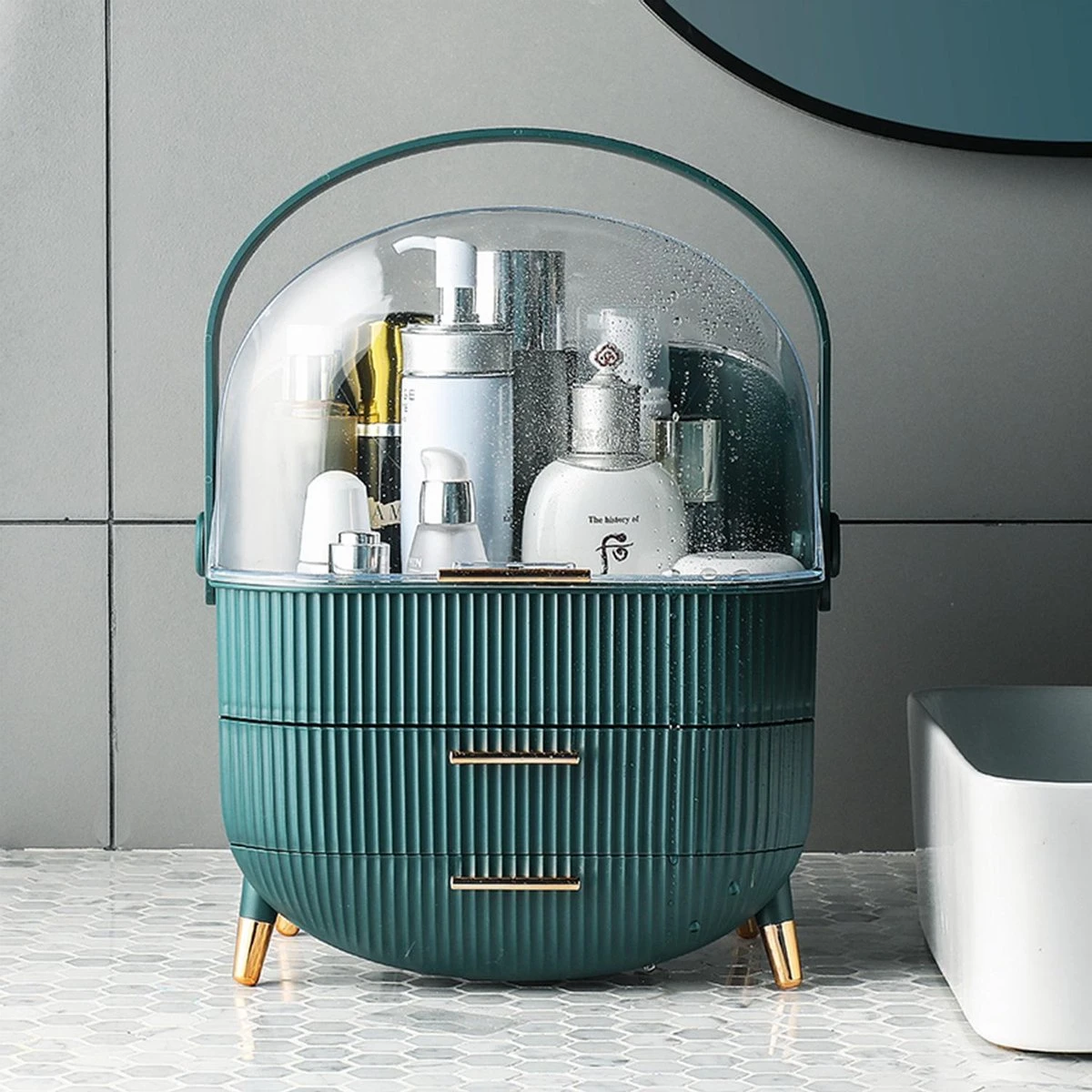 PIXMY® - Make Up Organizer – Ladekastje – Sieraden Houder - Groen 3 PIXMY® - Make Up Organizer – Ladekastje – Sieraden Houder - Groen - Afbeelding 3