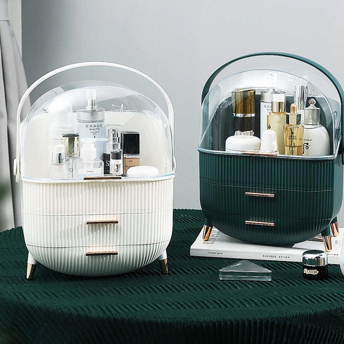 PIXMY® - Make Up Organizer – Ladekastje – Sieraden Houder - Groen 9 PIXMY® - Make Up Organizer – Ladekastje – Sieraden Houder - Groen - Afbeelding 9