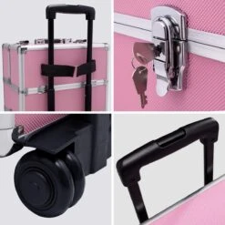 TecTake Cosmetica Koffer Met 3 Etages - Roze - Make-up Koffer -Glam Make-up Verkoop 1200x1200 2260