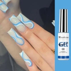 Nail Art Gel - Fine Liner Gel - 12 Stuks - UV/LED Gel - Gellak - Nagel Gellak - UV/LED Lamp - UV/LED Nageldroger - Gelnagels - Nepnagels - Acrylnagels - Tekenpenseel Nagels - Professioneel - Hoge Kwaliteit -Glam Make-up Verkoop 1200x1200 23