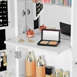 Nancy's Make-up Organizer – Sieraden & Spiegelkast – Spiegelkast, Deur & Wandhouder Met Binnenspiegel – Make-up Opbergen -Glam Make-up Verkoop 1200x1200 2307