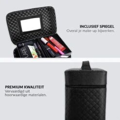 Confibel Make Up Koffer - Uitklapbaar - 5 Opbergbakken - Met Spiegel - Zwart 19 Confibel Make Up Koffer - Uitklapbaar - 5 Opbergbakken - Met Spiegel - Zwart -Glam Make-up Verkoop 1200x1200 2321
