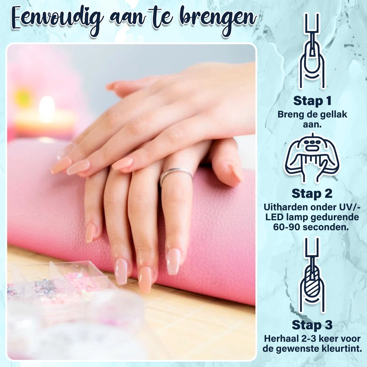 Luneya Gellak - Hidden Blossom Edition - 6-Delige Gellak Starterspakket - Gel Nagellak 6 Luneya Gellak - Hidden Blossom Edition - 6-Delige Gellak Starterspakket - Gel Nagellak - Afbeelding 6