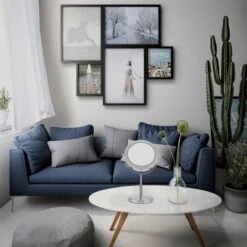 A&K Make Up Spiegel Met Ringverlichting | LED Verlichting | Scheerspiegel - Zilver -Glam Make-up Verkoop 1200x1200 2463