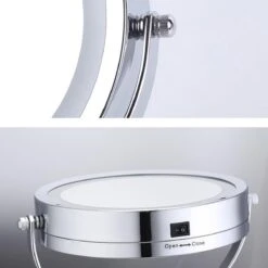 A&K Make Up Spiegel Met Ringverlichting | LED Verlichting | Scheerspiegel - Zilver -Glam Make-up Verkoop 1200x1200 2464