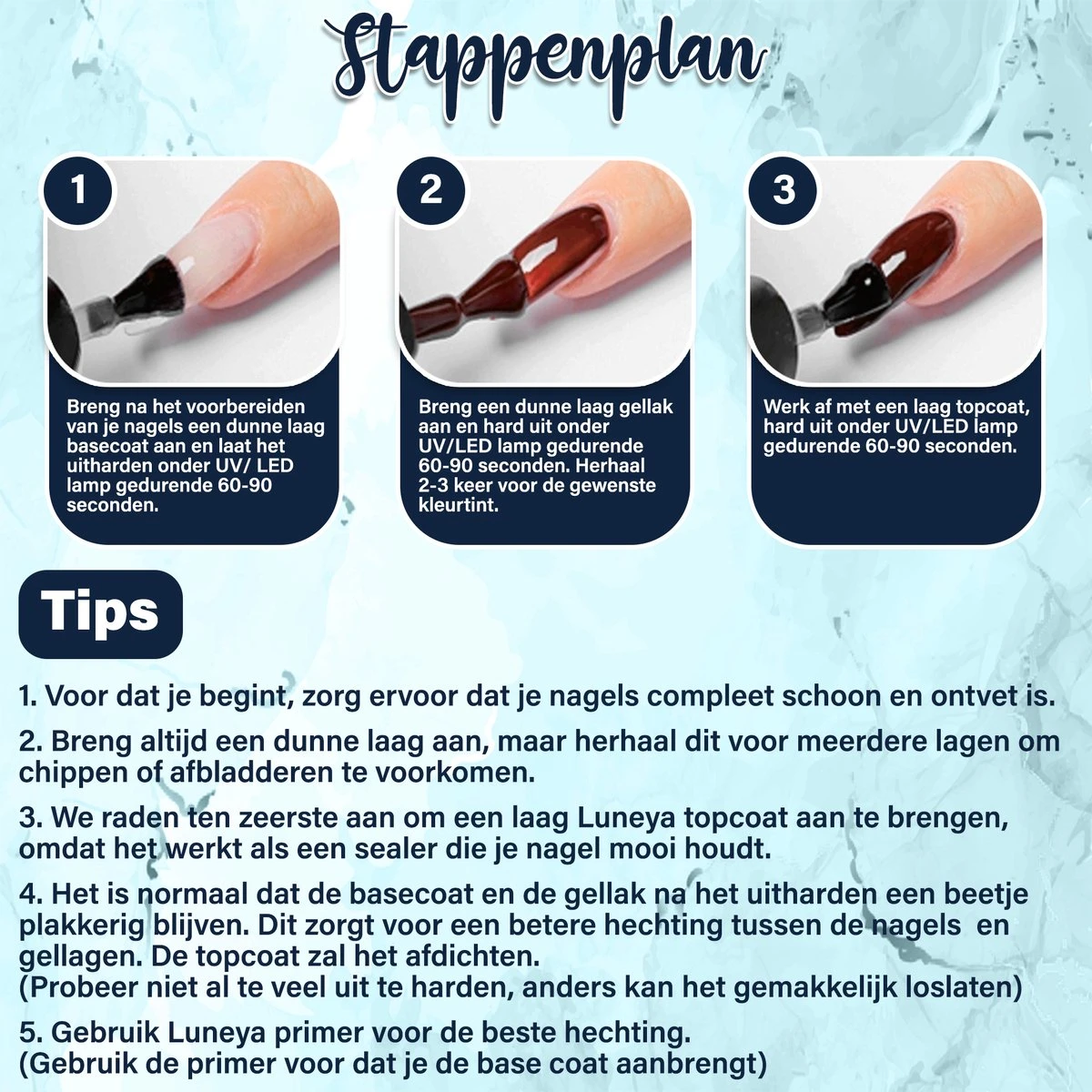 Luneya Gellak - Hidden Blossom Edition - 6-Delige Gellak Starterspakket - Gel Nagellak 8 Luneya Gellak - Hidden Blossom Edition - 6-Delige Gellak Starterspakket - Gel Nagellak - Afbeelding 8