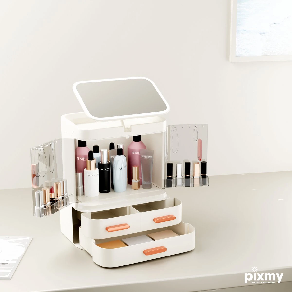 PIXMY® - Make Up Organizer – Ladekastje – Sieraden Houder – COMLWit 4 PIXMY® - Make Up Organizer – Ladekastje – Sieraden Houder – COMLWit - Afbeelding 4