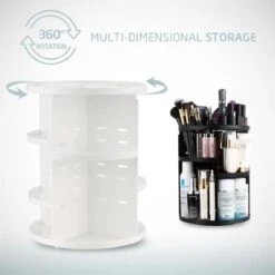 UNIQ 360° Roterend Make-Up Organizer - Beauty Organizer Voor Huidverzorging En Make-up - Opbergbox - Wit 8 UNIQ 360° Roterend Make-Up Organizer - Beauty Organizer Voor Huidverzorging En Make-up - Opbergbox - Wit -Glam Make-up Verkoop 1200x1200 2529