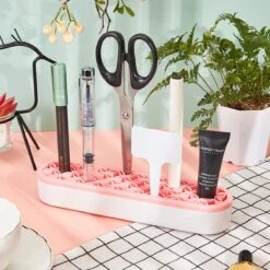 Make Up Organizer - Melon - Make Up Holder - Kwasten Organizer - Make Up Houder - Nagellak/Lipstick Organizer - Lippenstift Houder - Siliconen -Glam Make-up Verkoop 1200x1200 2532