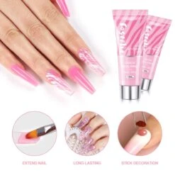 Polygel- 6 KLEUREN SET - 15 ML - Polygel Kit - Polygel Nagels - Polygel Kleuren -Glam Make-up Verkoop 1200x1200 274