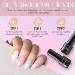Lovae Cosmetics Polygel - Polygel Kit - Nagels Starterspakket - Nageltips - Builder Gel - Set Van 4 Kleuren - 4 X 30 Gr -Glam Make-up Verkoop 1200x1200 299