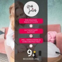 Miss Jules - 6-Delige Gellak Starterspakket - Nagellak - Kleur Rood & Roze - Glanzend & Dekkend Resultaat -Glam Make-up Verkoop 1200x1200 300