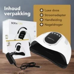 BoraPora Professionele Nageldroger - 280 Watt UV LED Lamp Nagels - 66 Leds - Nagel UV Lamp - Gellak Lamp - Nagellamp - Nagellamp Led - Nagellamp Voor Gel Nagellak - Nagellamp Led Uv - Nagellamp Uv - Nagellamp Gelnagels - Gellak - Nageldroger -Glam Make-up Verkoop 1200x1200 363
