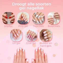 Vanilon UV Lamp Gelnagels - Gellak Nagel Droger - 86W LED - 2,5 Meter Snoer -Glam Make-up Verkoop 1200x1200 382