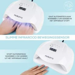 Murley’s Pro Dual Nagellamp Gellak Nageldroger - UV LED Nagel Lamp - 54 Watt - 36 LED’s -Glam Make-up Verkoop 1200x1200 409