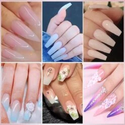 Acrylnagels Set | Nail Art | Liquid MMA Free | Wit, Roze & Transparant -Glam Make-up Verkoop 1200x1200 436