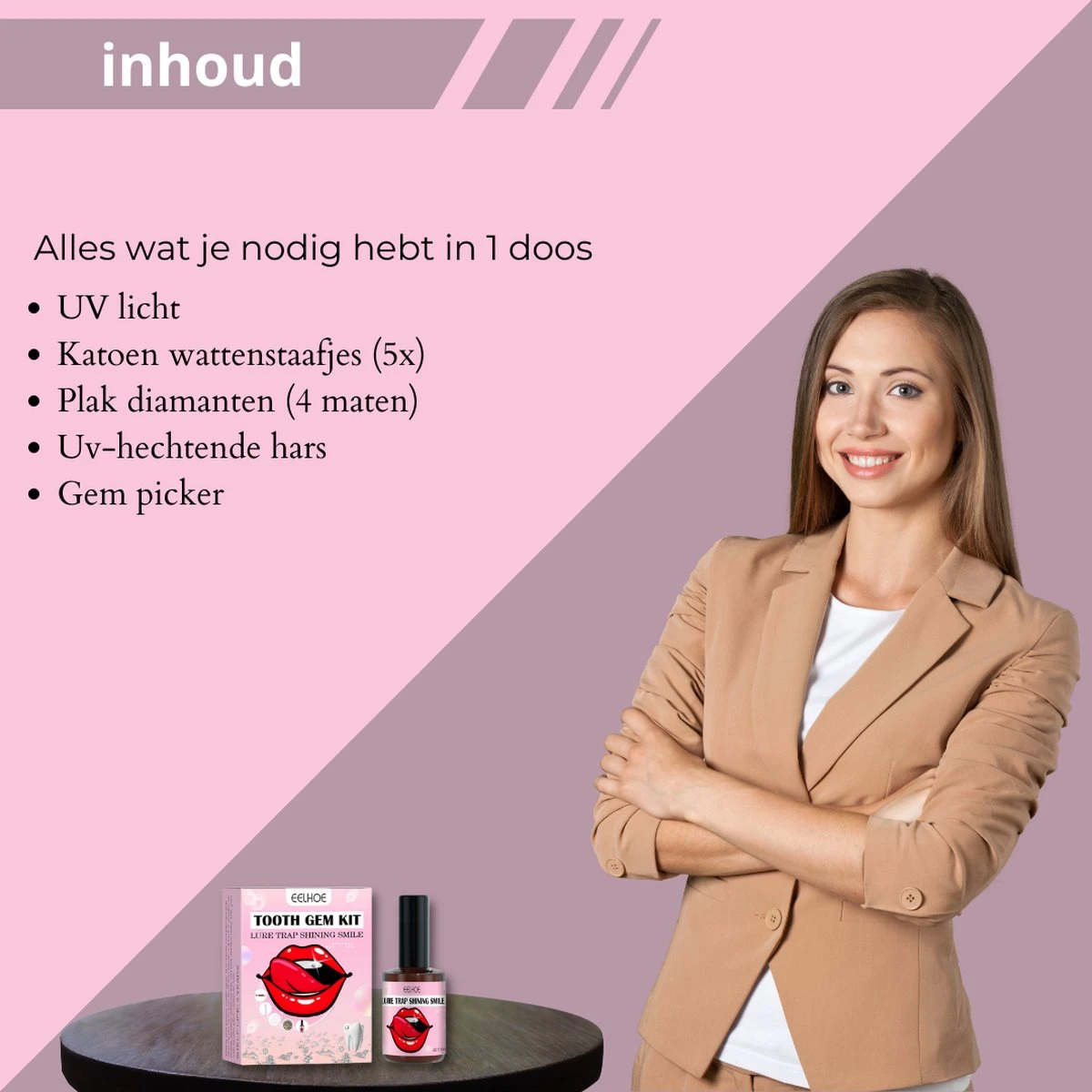 Tooth Gem Kit- TandKristal - DIY- Tandkristallen Set -Tooth Crystal 3 Tooth Gem Kit- TandKristal - DIY- Tandkristallen Set -Tooth Crystal - Afbeelding 3