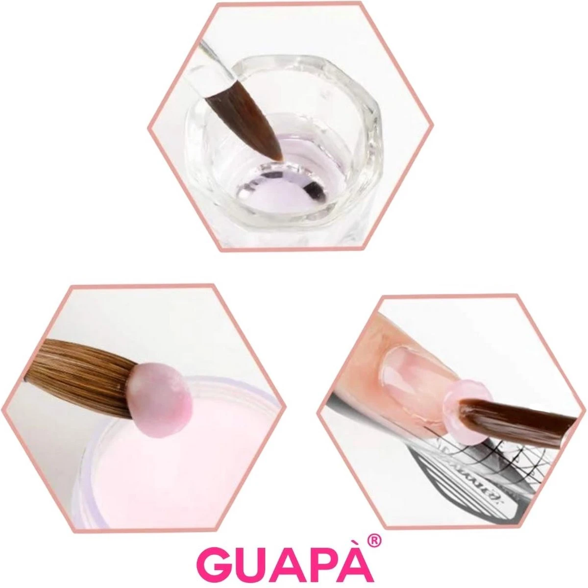 GUAPÀ Acryl Starterspakket | Acryl Nagels | Acrylic Liquid | Acryl Penselen | Dappendish | Acryl Nagels | Acrylic Nails 4 GUAPÀ Acryl Starterspakket | Acryl Nagels | Acrylic Liquid | Acryl Penselen | Dappendish | Acryl Nagels | Acrylic Nails - Afbeelding 4