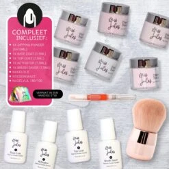Miss Jules® Complete Set - Dipping Powder Starters Kit - 6 Kleuren Roze - Acryl Nagels Starterspakket 11 Miss Jules® Complete Set - Dipping Powder Starters Kit - 6 Kleuren Roze - Acryl Nagels Starterspakket -Glam Make-up Verkoop 1200x1200 502