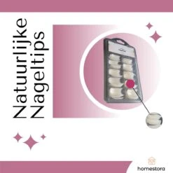 Nageltips Met Lijm (10ML) Nagels Geschikt Voor Polygel Acryl Nagels Gellak Gel Nagellak - Nepnagels - Nagellijm - Natuurlijk -Glam Make-up Verkoop 1200x1200 519