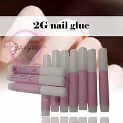 Nagellijm | Nagellijm Voor Nepnagels 10 Stuks | Professional Nail Glue 2 Gram = 20 Gram | Acryl Nagellijm | Acrylic Nail Glue -Glam Make-up Verkoop 1200x1200 535