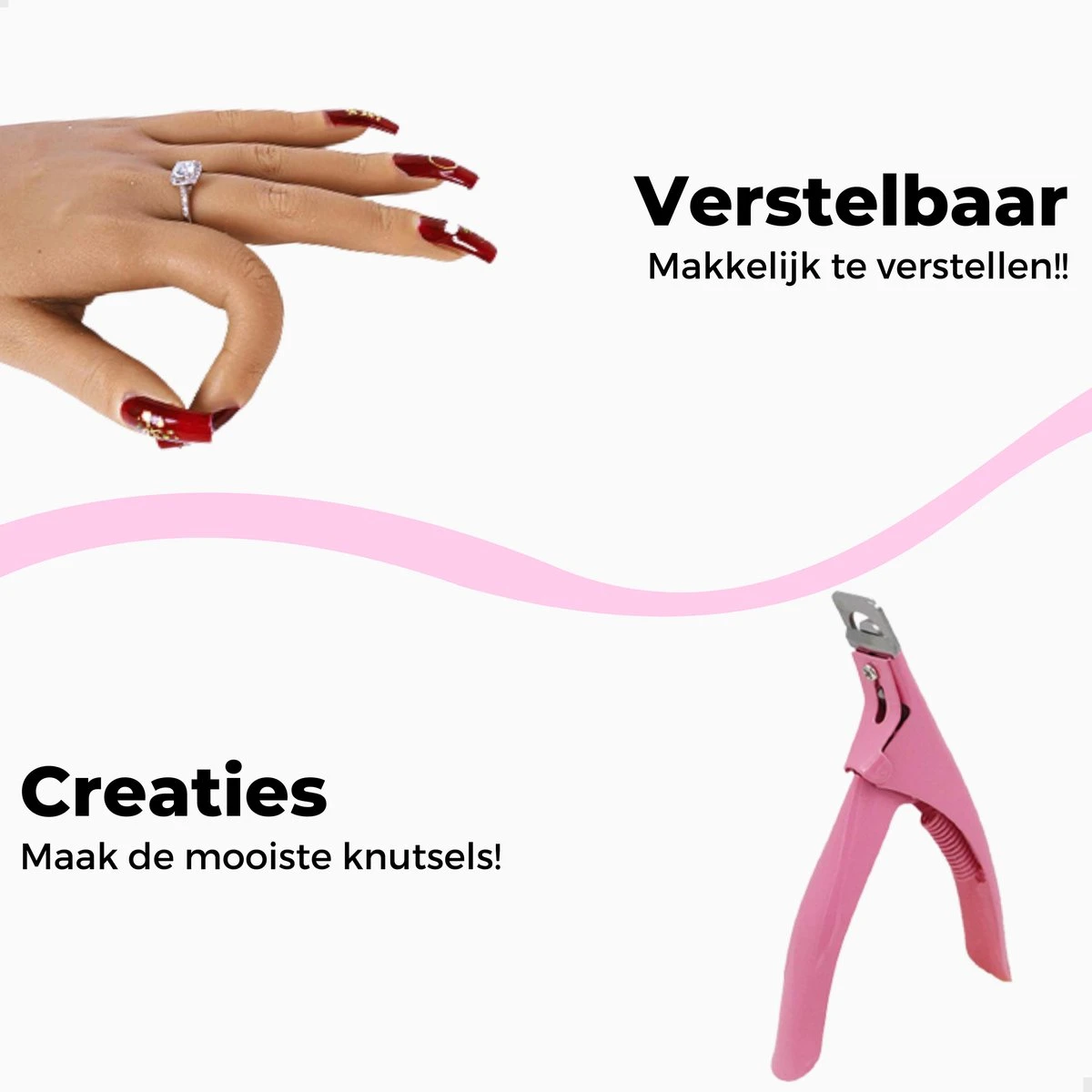 Quevo - Oefenhand Voor Nagels - Nailtrainer - 100 Nageltips - Nagelstickers - Nagelknipper 6 Quevo - Oefenhand Voor Nagels - Nailtrainer - 100 Nageltips - Nagelstickers - Nagelknipper - Afbeelding 6