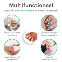 Nagel Tips - Oefenhand Nageltips - Kunstnagels - Nailtrainer - Nail Tips - 100 Stuks -Glam Make-up Verkoop 1200x1200 585