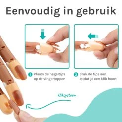 Nagel Tips - Oefenhand Nageltips - Kunstnagels - Nailtrainer - Nail Tips - 100 Stuks -Glam Make-up Verkoop 1200x1200 589