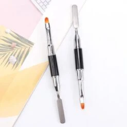 Nagel Polygel Tool - Gel Penseel - Nail Poly Gel Tool - 2 In 1 Kwast Met Spatel -Glam Make-up Verkoop 1200x1200 592
