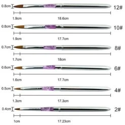 Kwalitatieve Acryl Penseel - Nageldecoratie Pen - #10 Pink Diamond -Glam Make-up Verkoop 1200x1200 603