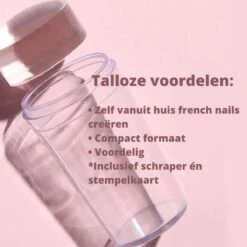 Byama Nagel Stempel - Stempel Set - Nailstamp - Nail Stamp Set - Transparante Jelly Stempel - Nail Art - Nagel Stempel Doorzichtig - Nagel Stempel Silicone - Nagel Kussen - Nagel Stempelplaat - Stempel Nagellak - French Manicure - French Nails - -Glam Make-up Verkoop 1200x1200 630