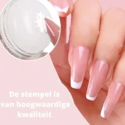 Byama Nagel Stempel - Stempel Set - Nailstamp - Nail Stamp Set - Transparante Jelly Stempel - Nail Art - Nagel Stempel Doorzichtig - Nagel Stempel Silicone - Nagel Kussen - Nagel Stempelplaat - Stempel Nagellak - French Manicure - French Nails - -Glam Make-up Verkoop 1200x1200 631