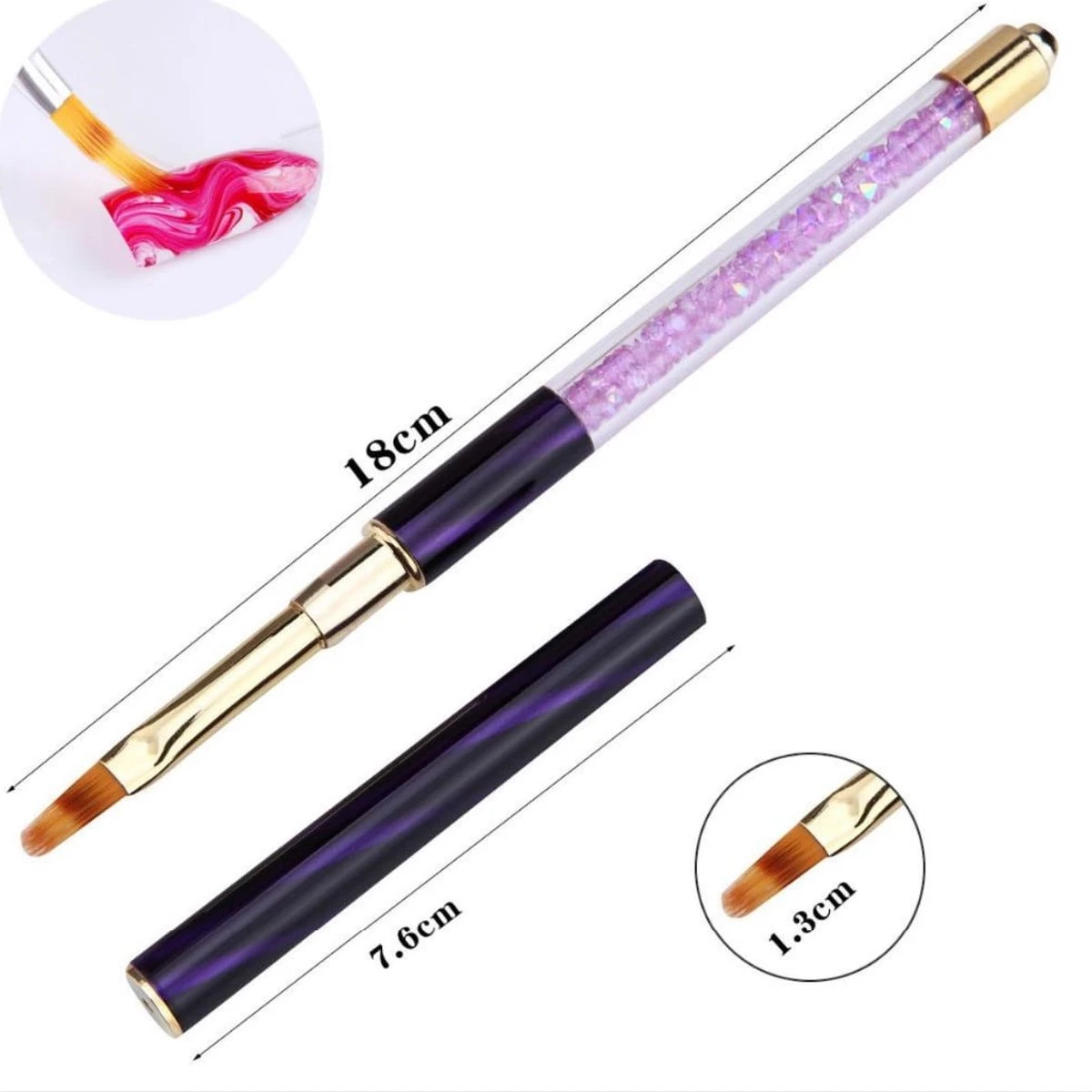 Nail Art Penselen - 8-delig - Penselen - Nail Art Brushes - Nail Art Kwasten - Nail Art - Nail Art Tools - Nail Art Set - Nail Art Kwast - Penselenset - Penselen Set - Penselen Nagels - Nail Art - Nail Art Kit - Nail Art Penseel 5 Nail Art Penselen - 8-delig - Penselen - Nail Art Brushes - Nail Art Kwasten - Nail Art - Nail Art Tools - Nail Art Set - Nail Art Kwast - Penselenset - Penselen Set - Penselen Nagels - Nail Art - Nail Art Kit - Nail Art Penseel - Afbeelding 5