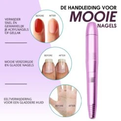 Merkloos La Liva Elektrische Nagelvijl - Nagelfrees - Inclusief Extra Schuurrolletjes Keramisch Bitje En Nagelborstel - Manicure Set - Gellak -Glam Make-up Verkoop 1200x1200 658