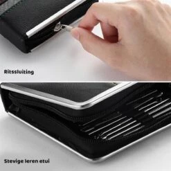 NCPS Professionele Manicure Set / Pedicure Set | 26-Delig | Opbergetui | Reisset | Nagelschaar | Nagelknipper | Nagelverzorging | Voor Mannen En Vrouwen | Zwart 10 NCPS Professionele Manicure Set / Pedicure Set | 26-Delig | Opbergetui | Reisset | Nagelschaar | Nagelknipper | Nagelverzorging | Voor Mannen En Vrouwen | Zwart -Glam Make-up Verkoop 1200x1200 662