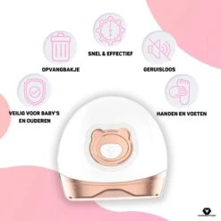 Vulpes BeautyCare® Elektrische Nagelknipper - Nagelschaar Met Opvangbakje – Veilige Nagelschaar Voor Baby’s, Kinderen, Volwassenen En Ouderen - Draadloos En Geruisloos – USB-Oplaadbaar – Rosé / Wit -Glam Make-up Verkoop 1200x1200 669