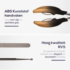 Skeraxo® Professionele Pedicureset Nageltang Kalknagel - Met Nagelvijl & Vuil Verwijderaar - Nagelschaar Voor Harde Teennagels – Nagelknipper Ingegroeide Teennagel - Inclusief Teennagel Correctors -Glam Make-up Verkoop 1200x1200 8