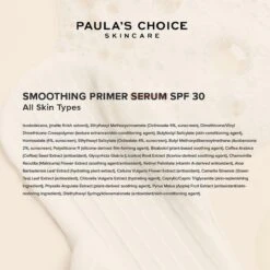 Paula's Choice Smoothing Primer Serum SPF 30 - Perfecte Make-up Basis - Alle Huidtypen - 30 Ml -Glam Make-up Verkoop 1200x1200 814