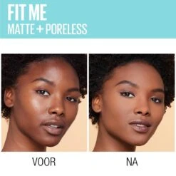 Maybelline Fit Me Matte & Poreless Foundation - 334 Warm Tan -Glam Make-up Verkoop 1200x1200 855