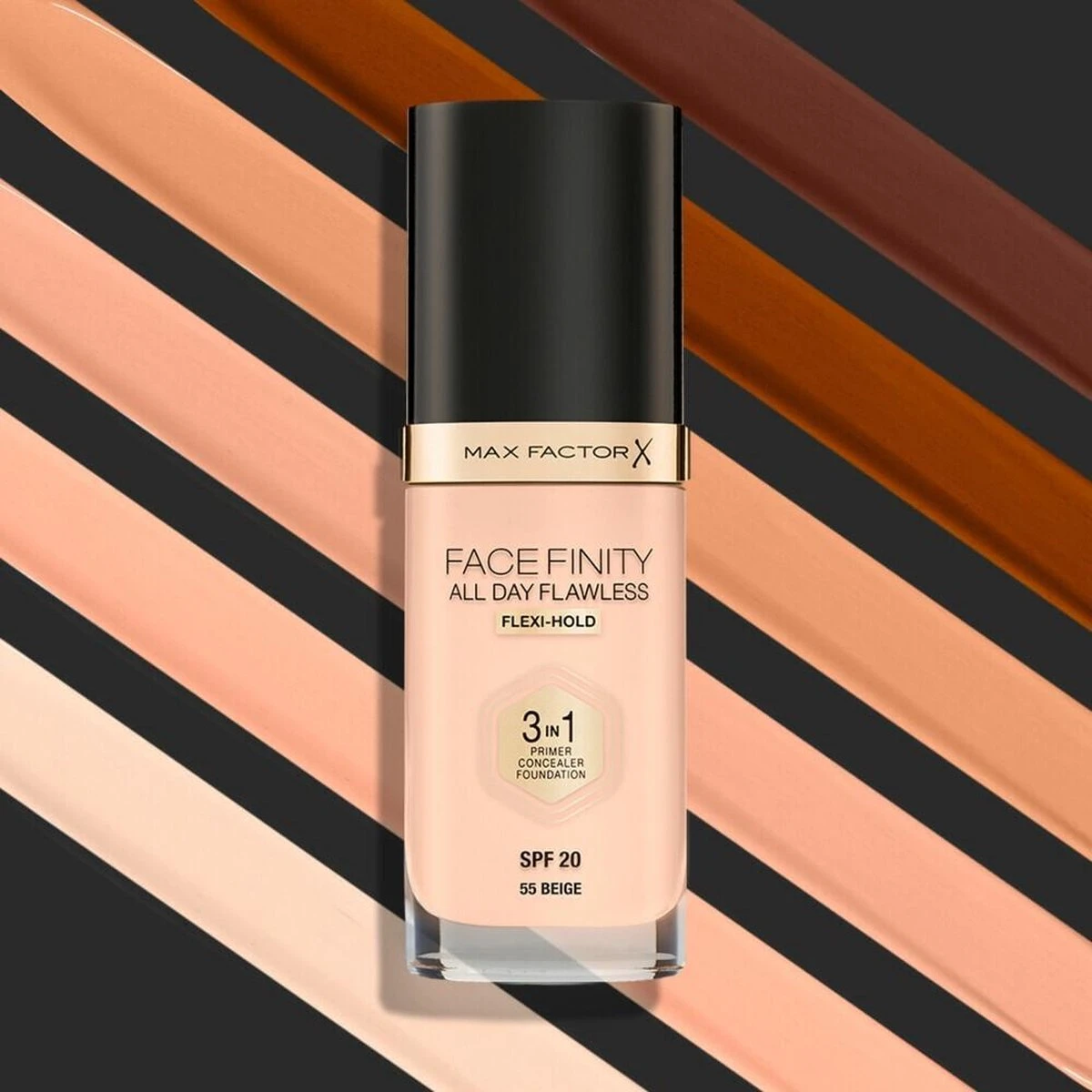Max Factor Facefinity All Day Flawless 3-in-1 Liquid Foundation - 050 Natural 8 Max Factor Facefinity All Day Flawless 3-in-1 Liquid Foundation - 050 Natural - Afbeelding 8